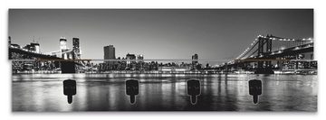 Artland Garderobenleiste New York City Skyline Brooklyn Bridge, teilmontiert