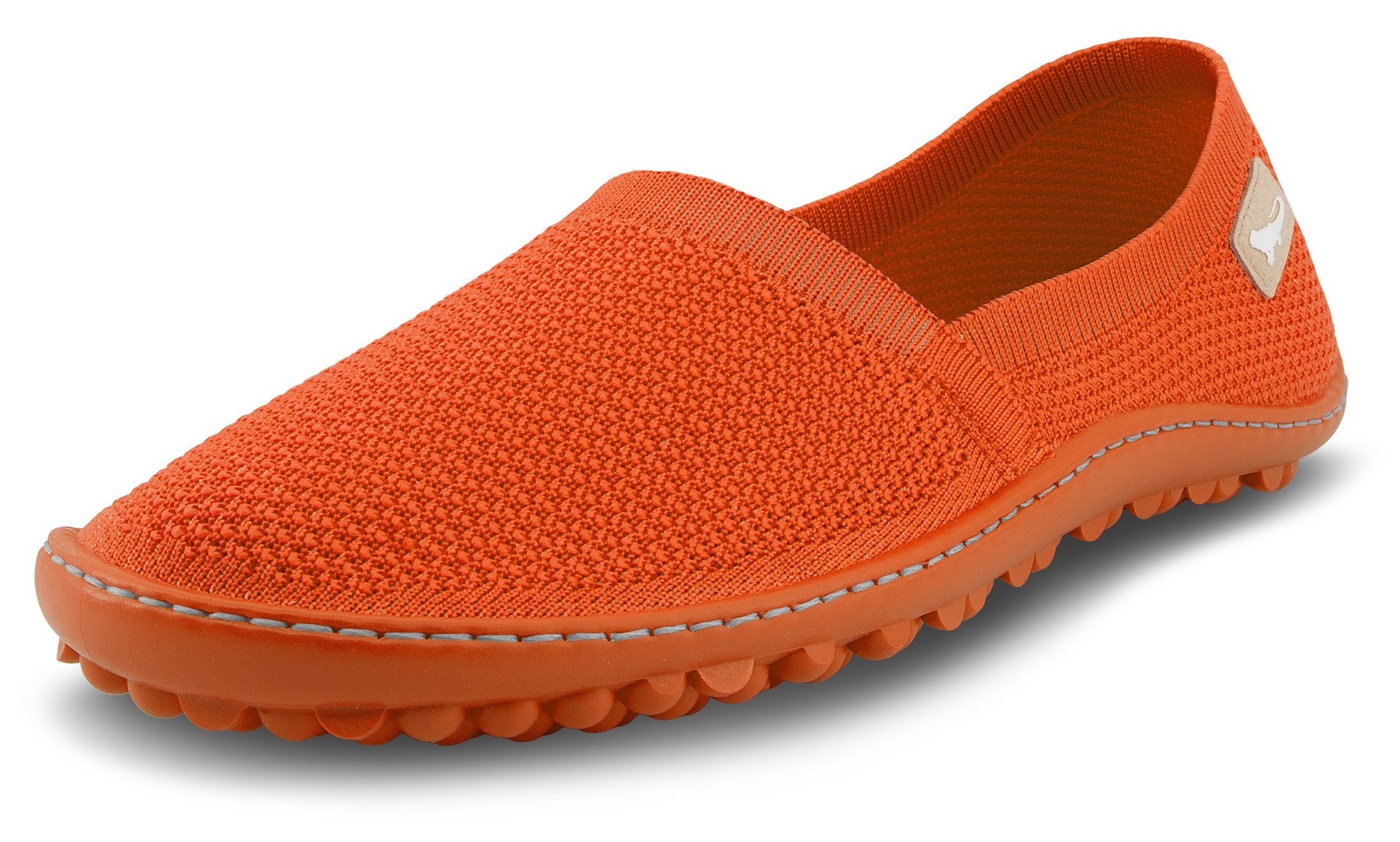 Leguano FLAIR Barfußschuh Slipper, Schlupfschuh mit Logo-Aufnäher an der Ferse