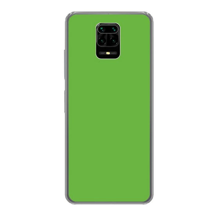MuchoWow Handyhülle Grün - Muster - Farben Phone Case Handyhülle Xiaomi Redmi Note 9 Pro Silikon Schutzhülle