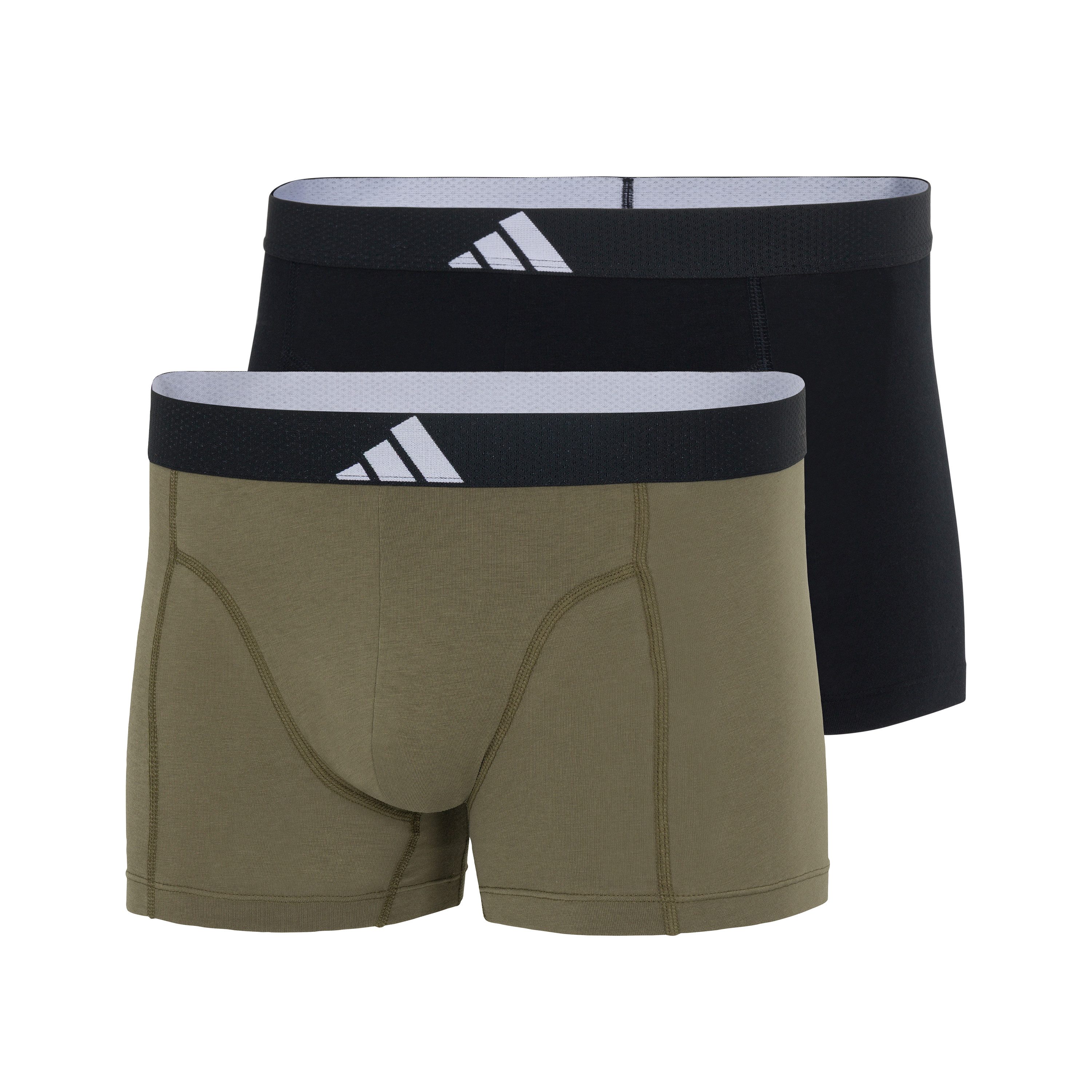 adidas Sportswear Trunk Active Flex Cotton Body (2er Pack) elastischer Logo-Bund, ohne Eingriff, sportliches Design