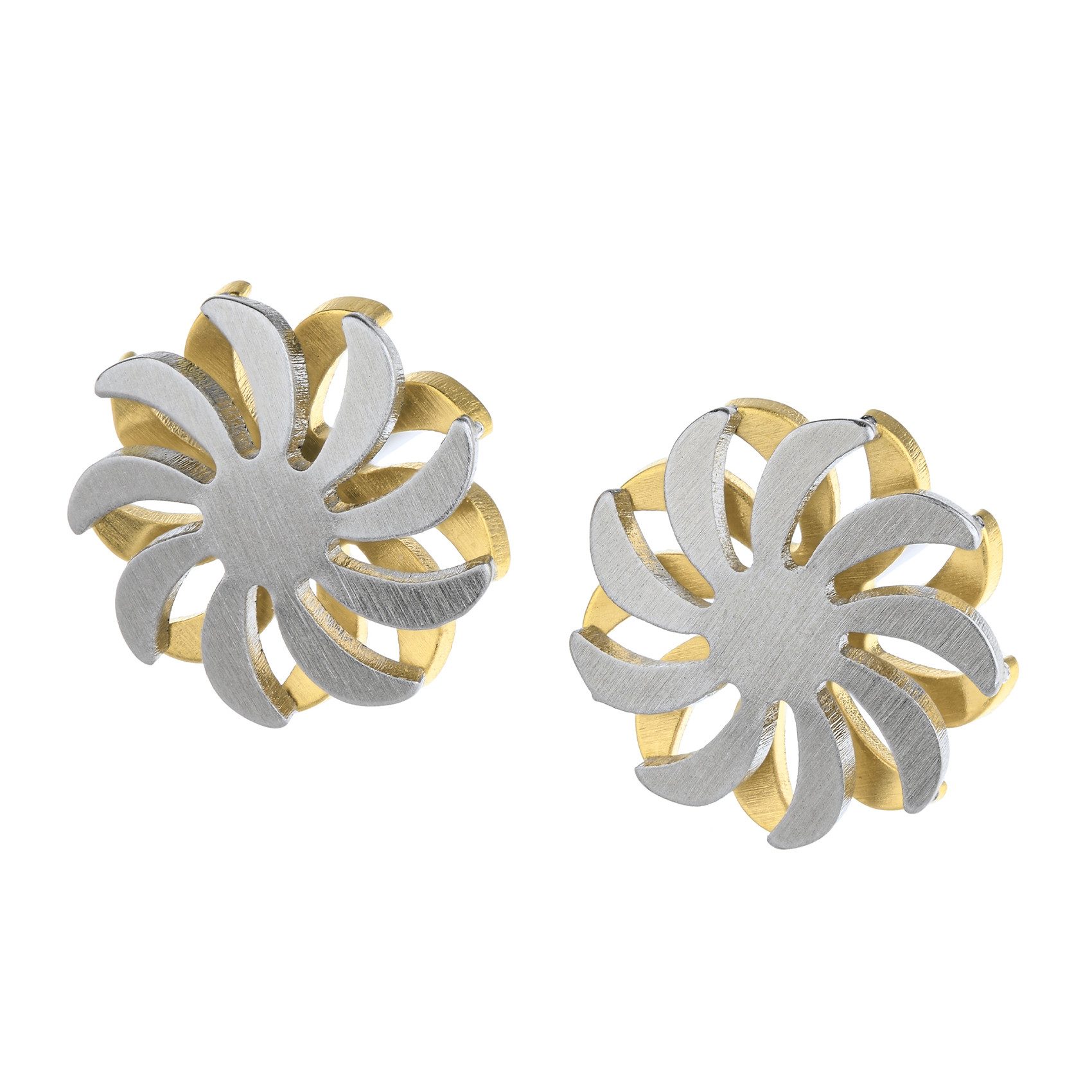 Ernstes Design Paar Серьги-гвоздики Ernstes Design Серьги-гвоздики E748 Edelstahl Bicolor Blüte