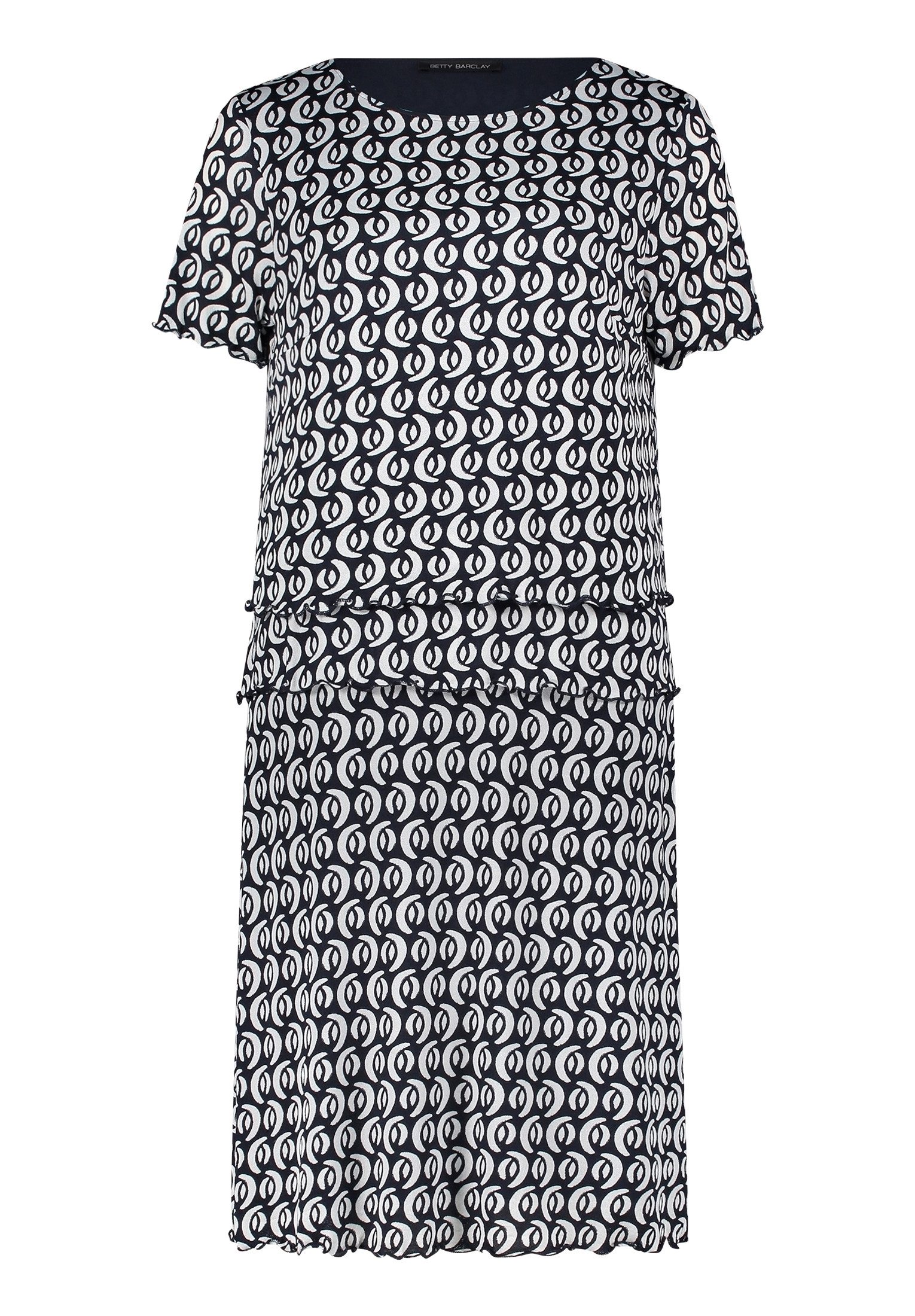 Sommerkleid Damen mit U-Boot-Ausschnitt