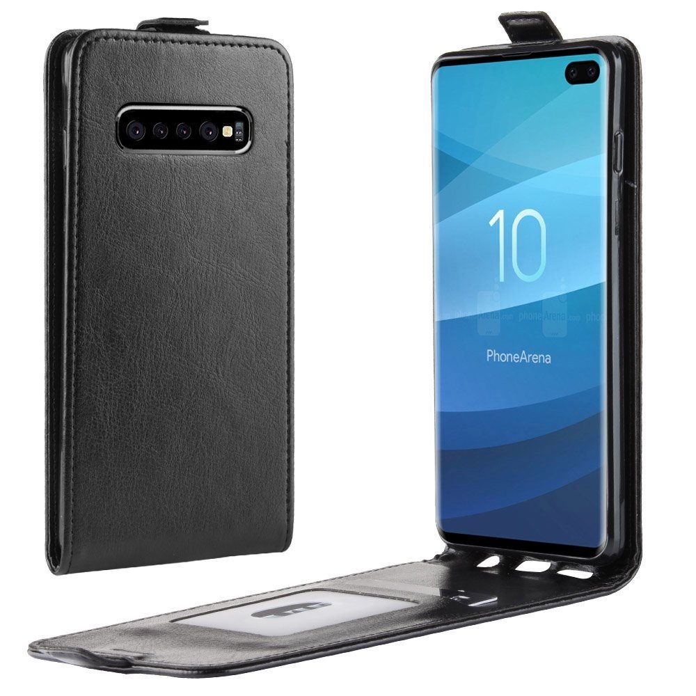 Wigento Handyhülle »Fliptasche Premium Schwarz für Samsung Galaxy S10 Plus  G975F 6.4 Zoll Hülle Case Cover Schutz Zubehör Etui Neu« online kaufen |  OTTO