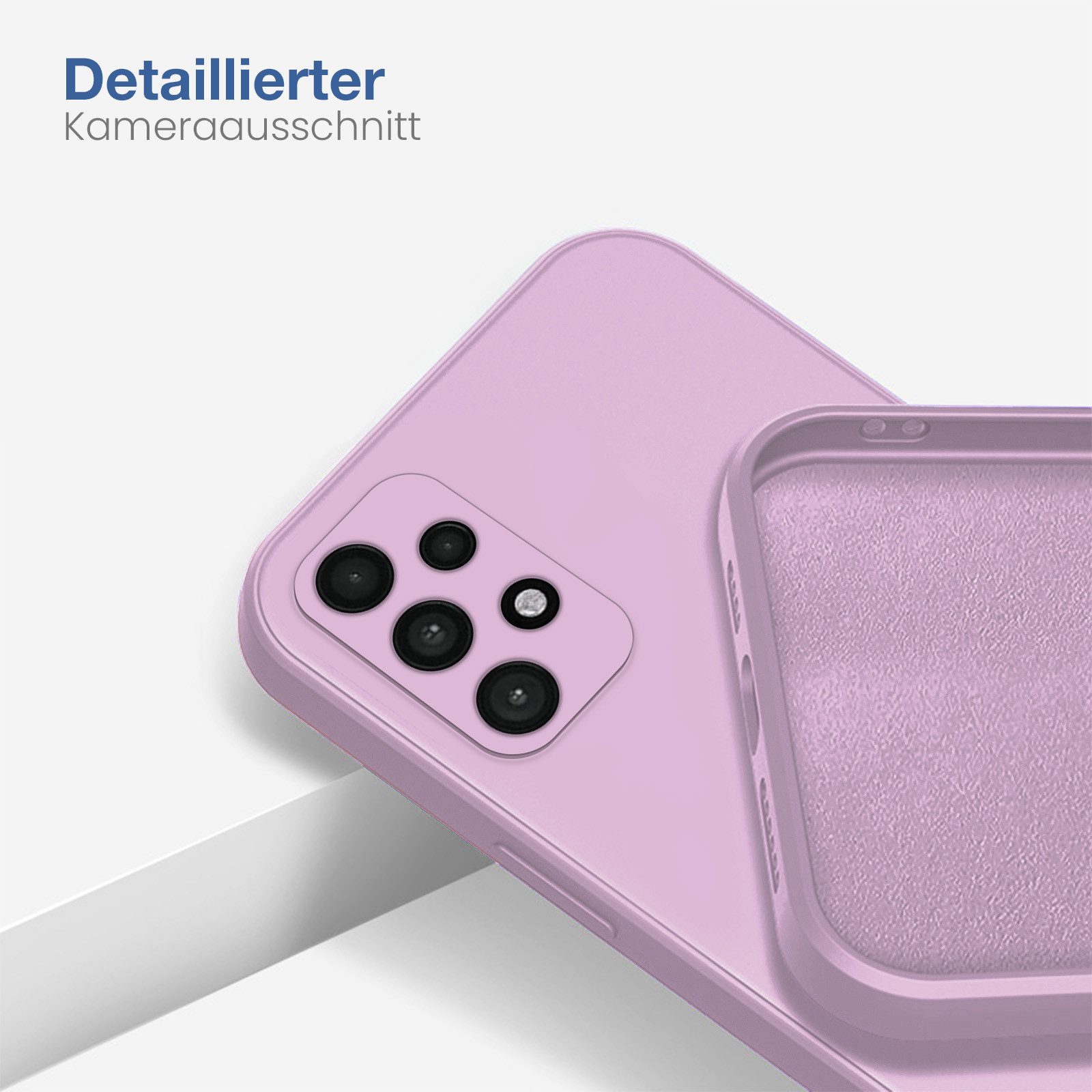 Tec-Expert Handyhülle SoftGrip Cover Hülle für Samsung Galaxy A52s 5G, Handy Case Bumper integrierter Kameraschutz flexibel – Bild 3 von 5