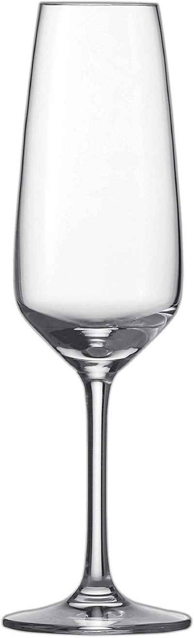SCHOTT-ZWIESEL Champagnerglas »Taste Champagnerflüte 115674 280ml«, bleifreies Kristallglas, 6er Set