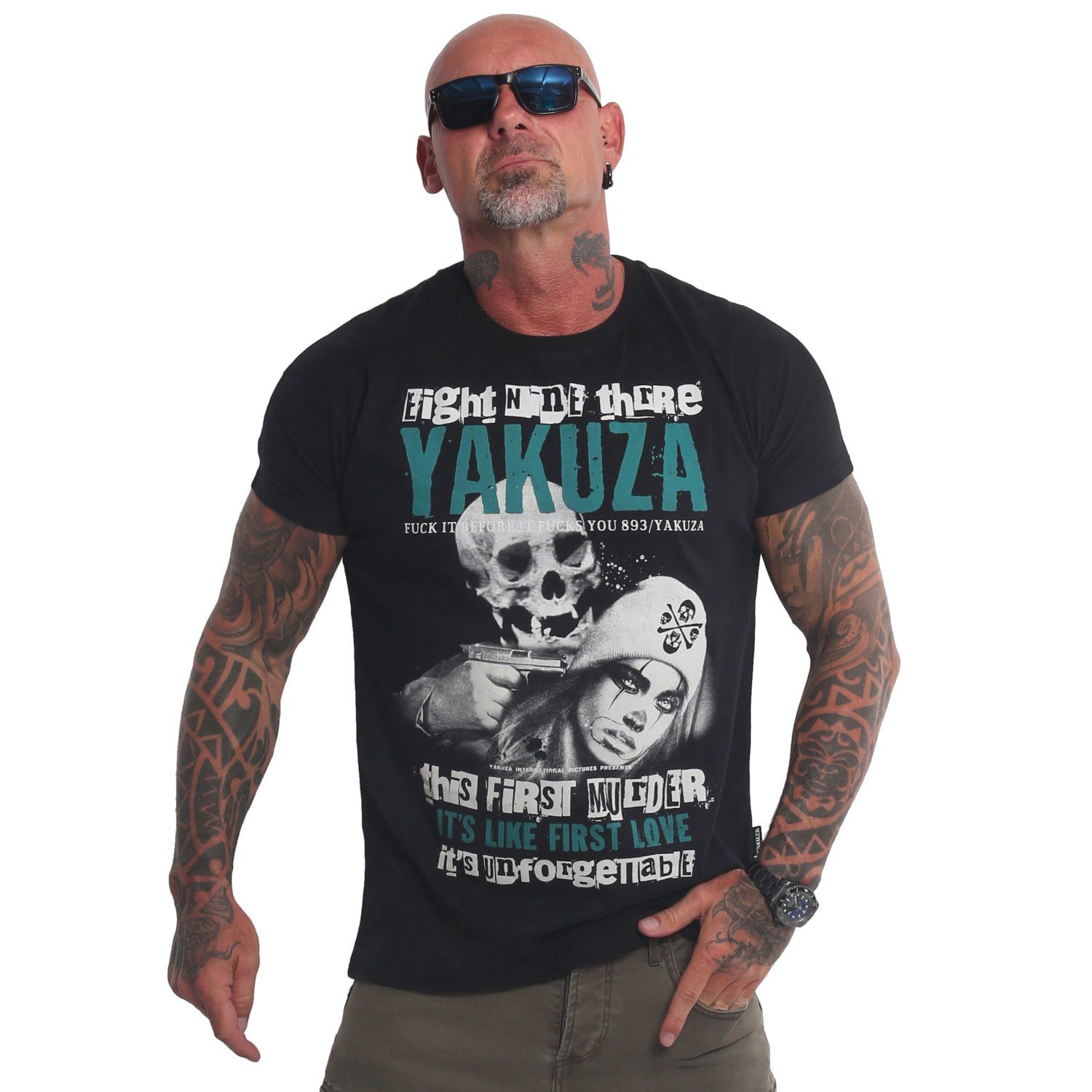 YAKUZA T-Shirt First Love schwarz