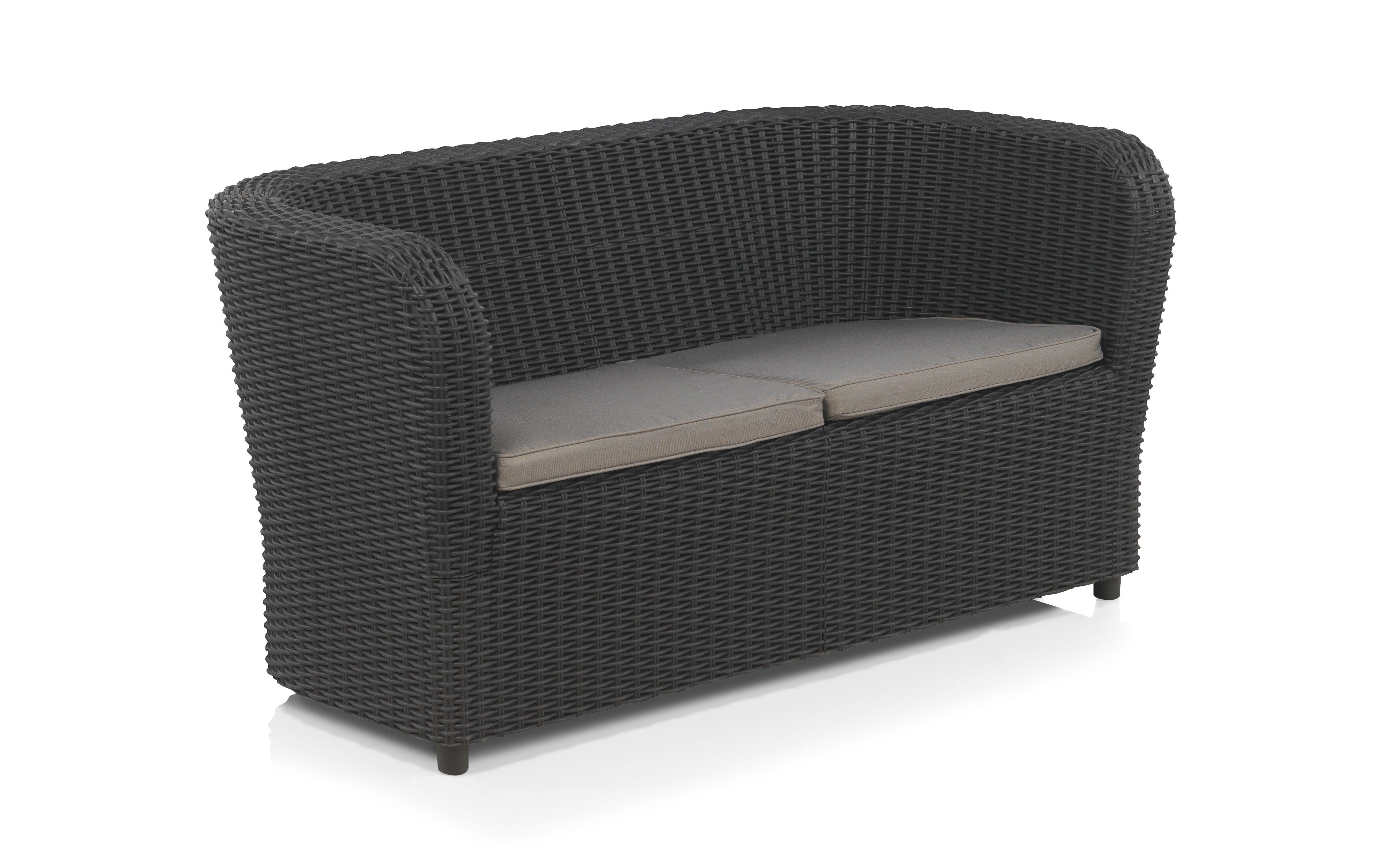 Shaf Loungesofa Shaf Nova 2-Sitzer anthrazit Loungesofa Gartensofa