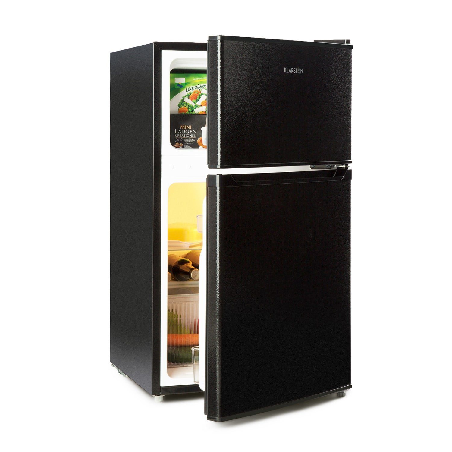 Klarstein Kühlschrank Big Daddy Cool Kühl-Gefrier-Kombination 87 Liter 40dB  EEK F 10035584, 83.7 cm hoch, 47 cm breit online kaufen | OTTO