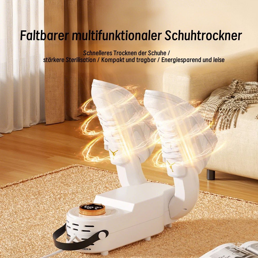 ANYSUN Schuhtrockner elektrisch Schuhheizung Schuhwärmer Stiefeltrockner Handschuhtrockner, 150 W, UV-Geruchsentfernung für Schuhe, Hüte und Skischuhe