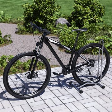 Wellgro Fahrradhalter Fahrradständer - Hinterradständer - Stahl, sicherer Stand