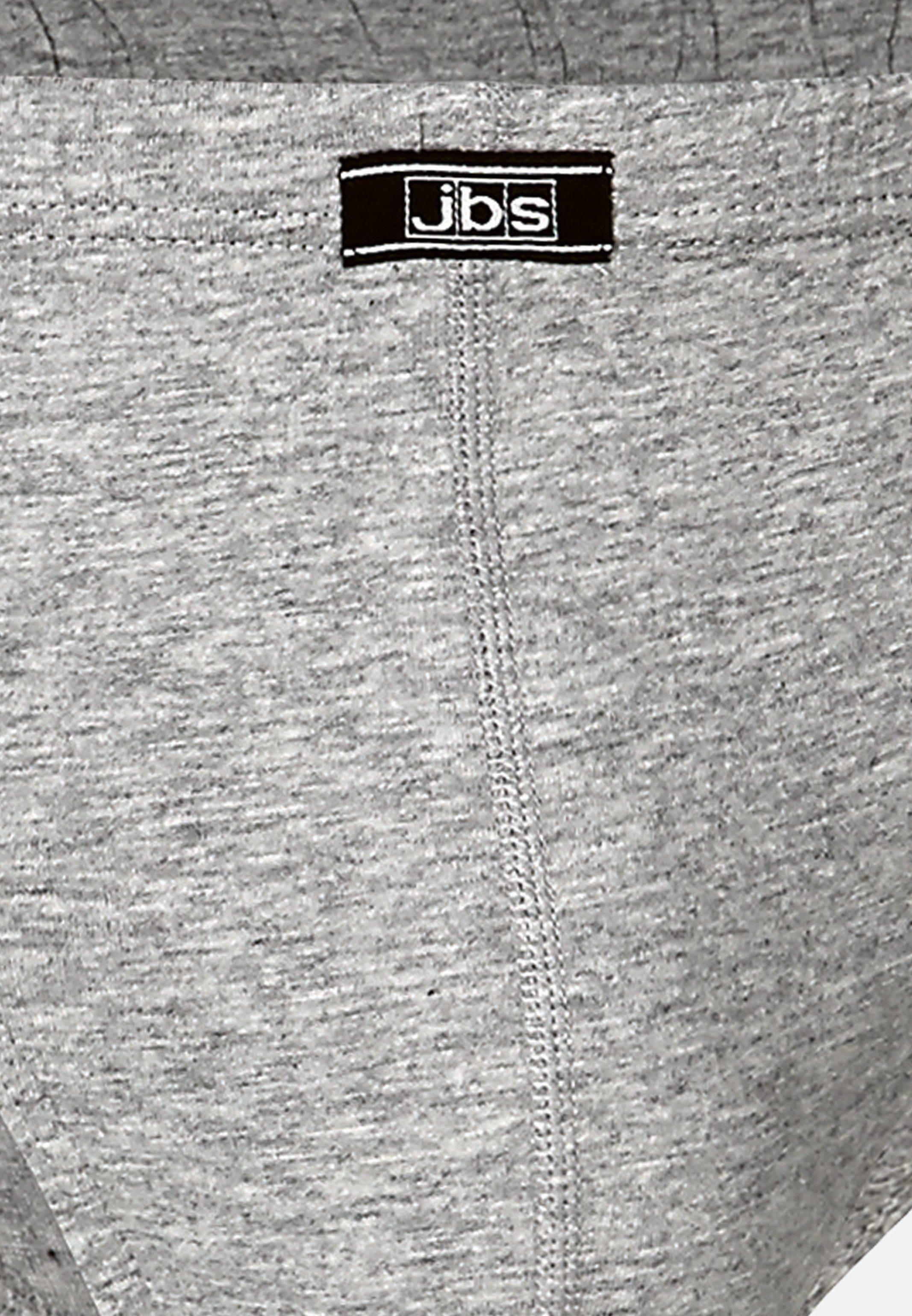 jbs Slip 5er Pack / (Spar-Set, Baumwolle - 5-St) Atmungsaktiv Cotton - Organic Unterhose - Slip Ohne Grau Eingriff Mini