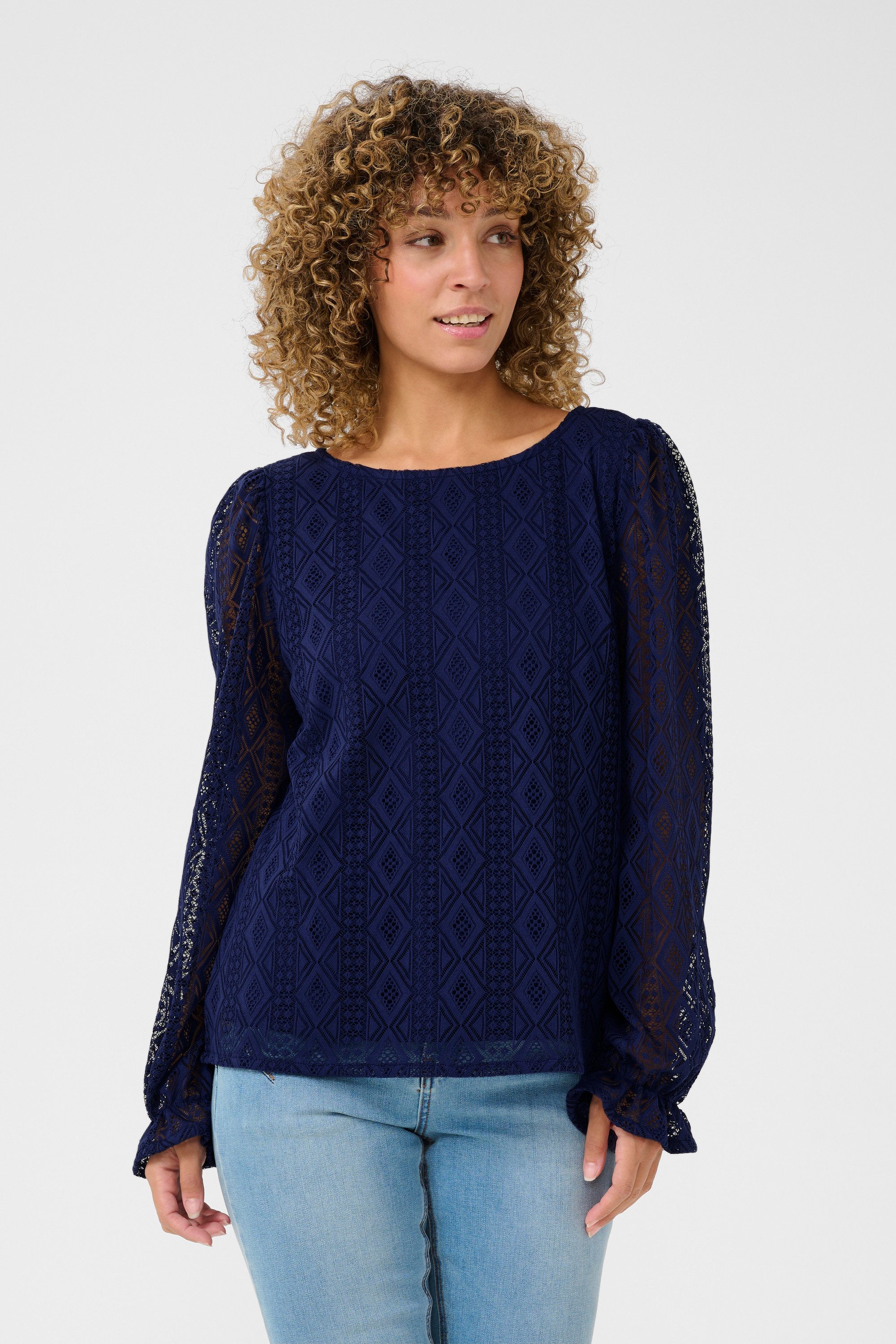 Cream Langarmbluse Langarm-Bluse CRValerie