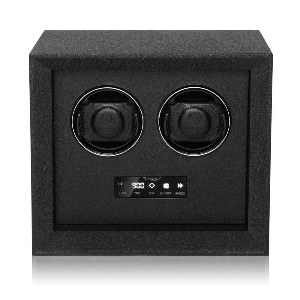MODALO Uhrenbeweger SAFE SYSTEMS 2 Uhren, (Uhrenboxen, Uhrenkasten Uhrenbeweger 2 Uhren)