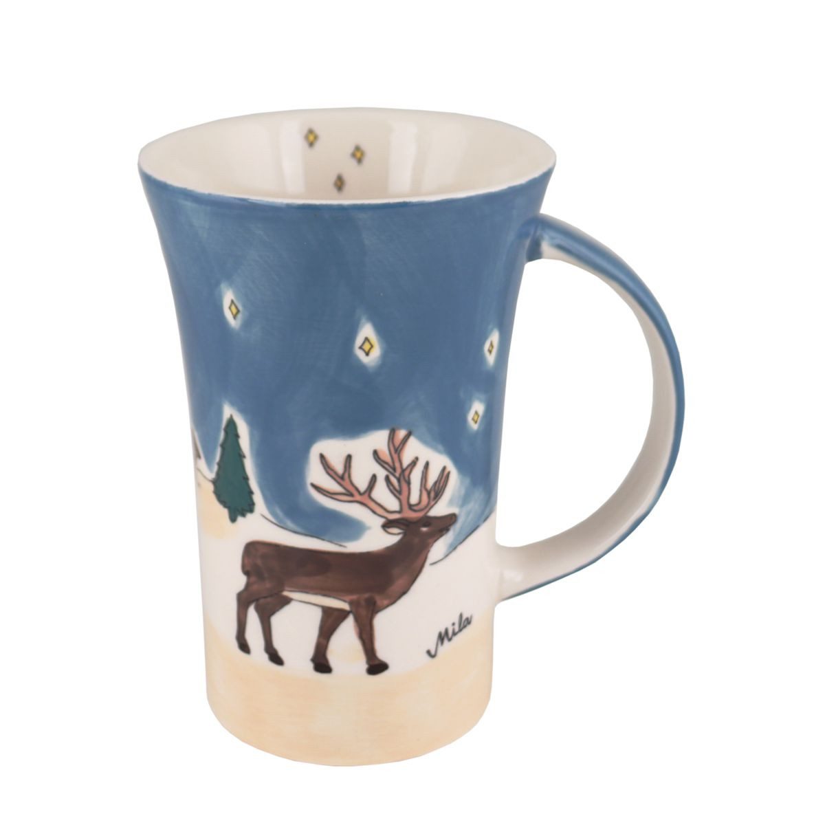 Mila Becher Mila Keramik-Becher Coffee-Pot Rotwild, ca. 500 ml, Keramik