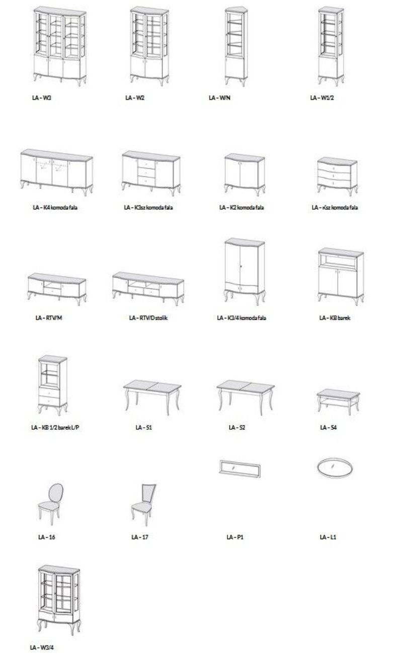 JVmoebel Esszimmer-Set Esszimmer Tisch Stühle 7tlg Modern Kommode Vitrine Garnitur 4x