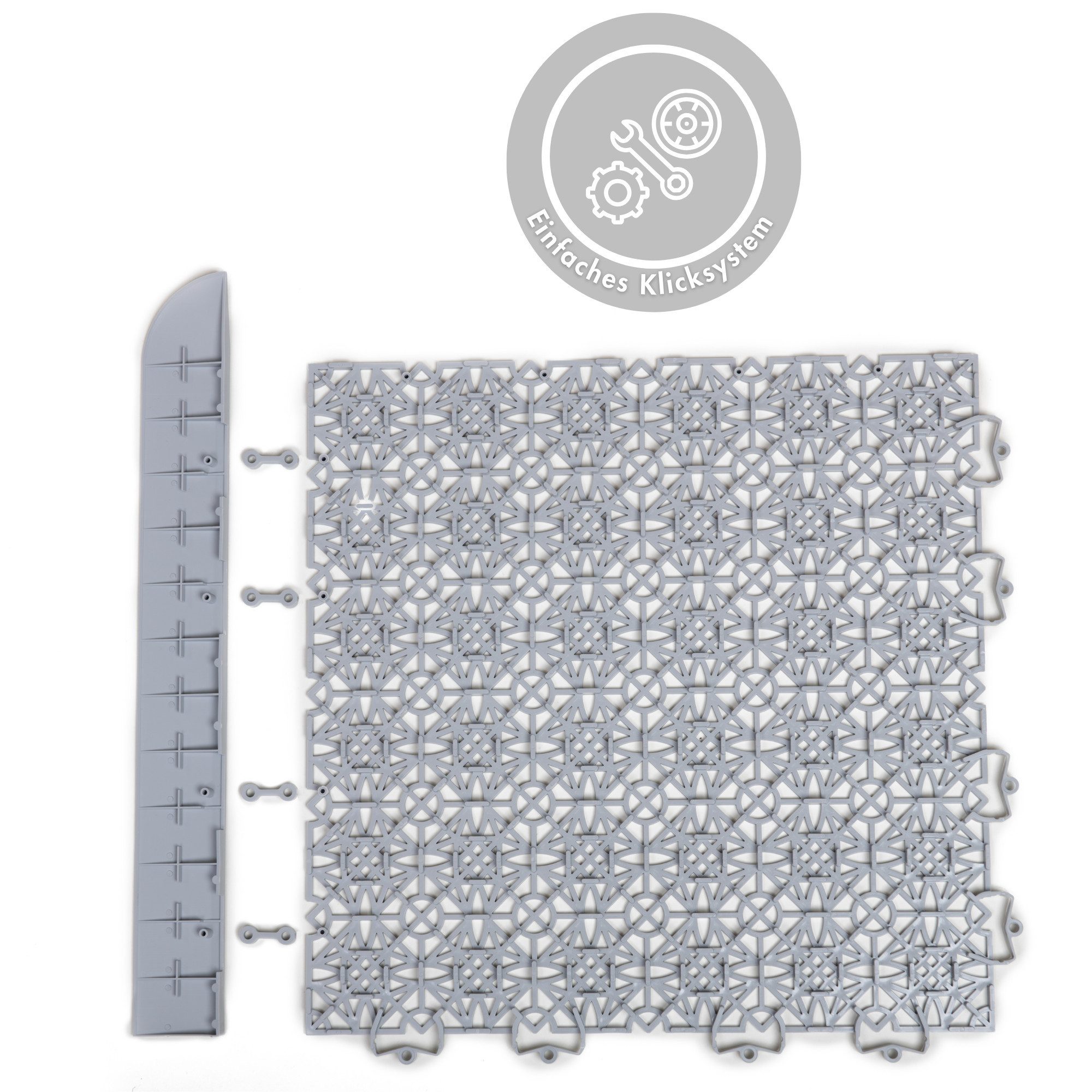 Andiamo Klickfliesen-Eckleiste Terra Sol, Made in Swiss, Set, 2 St., idealer Fliesen-Abschluss