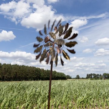 Lemodo Windspiel Windrad "Leaves", richet sich nach dem Wind aus