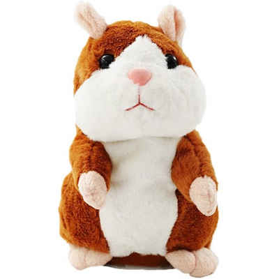 Jormftte Minipuppe »Sprechender Hamster wiederholt-Funktion Talking Hamster plüschhamster Plüschtier Spielzeug für Kinder, Geschenk für mädchen, 15 cm« (1pcs)