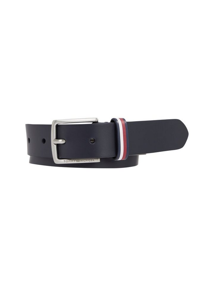 Tommy Hilfiger Ledergürtel LEATHER BELT Kinder Kids Junior MiniMe,mit  Logoprägung an der Schnalle