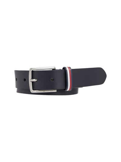 Tommy Hilfiger Ledergürtel LEATHER BELT Kinder Kids Junior MiniMe,mit Logoprägung an der Schnalle