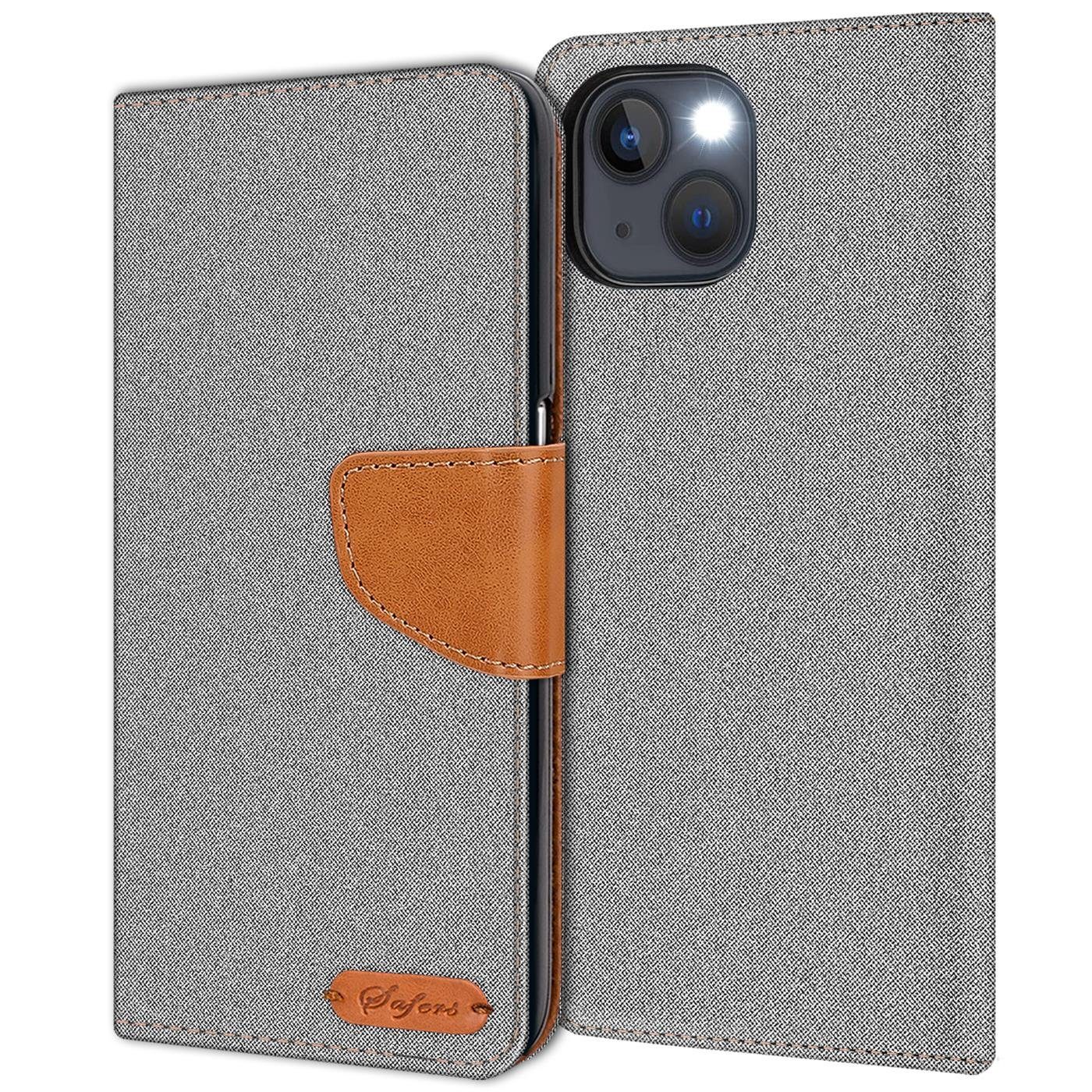 CoolGadget Handyhülle Flip Case Wallet Cover Book Tasche für Apple iPhone 13 Mini 5,4 Zoll, Handy Tasche mit Kartenfach Book Schutzhülle