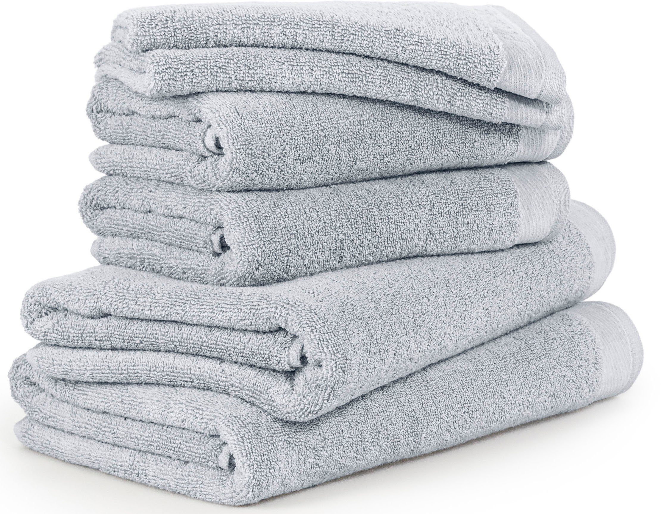 Möve Handtuch Set POOLSIDE, Walkfrottier (Set, 6-St)