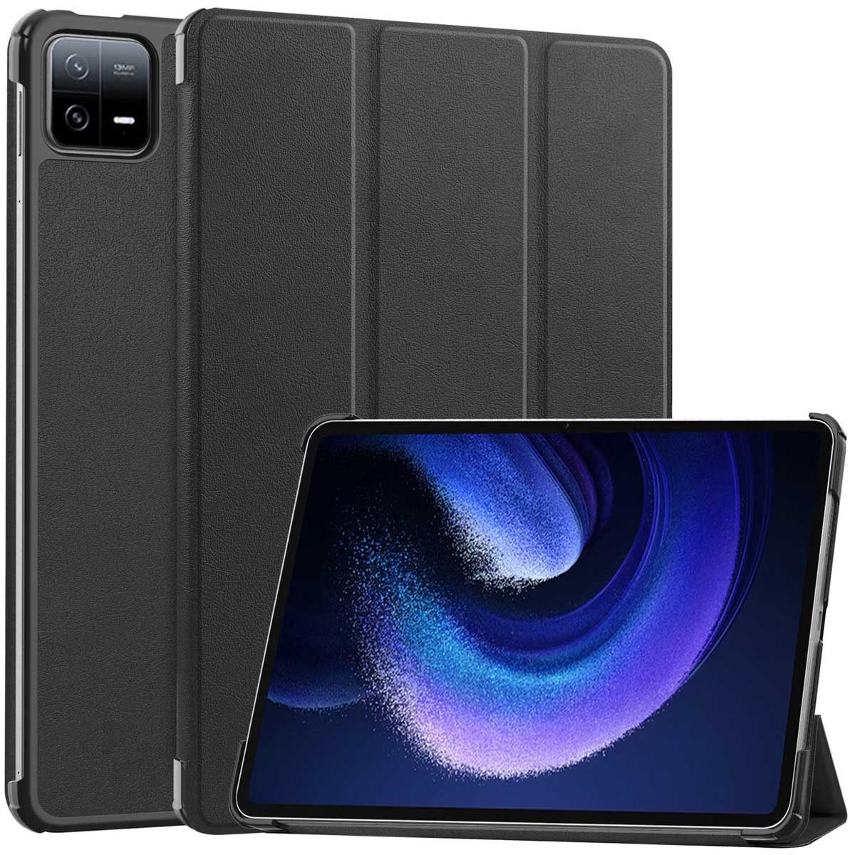 Tablet-Mappe imoshion Trifold Klapphülle Xiaomi Pad 6 / 6 Pro - Schwarz