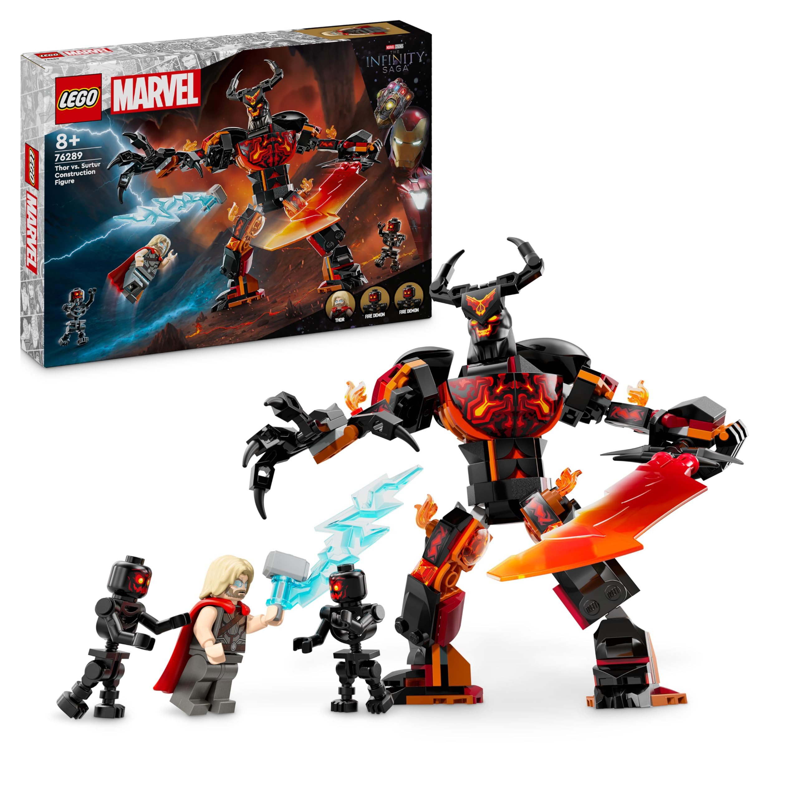 LEGO® Marvel Thor vs. Surtur Baufigur 76289 Konstruktions-Spielset, (245 St), 245-teiliges LEGO Bauset