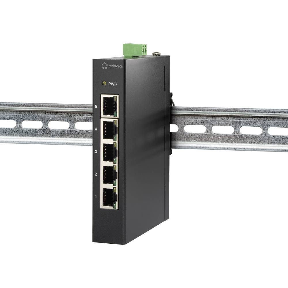 5 Port Fast Ethernet Switch für Hutschiene Netzwerk-Switch