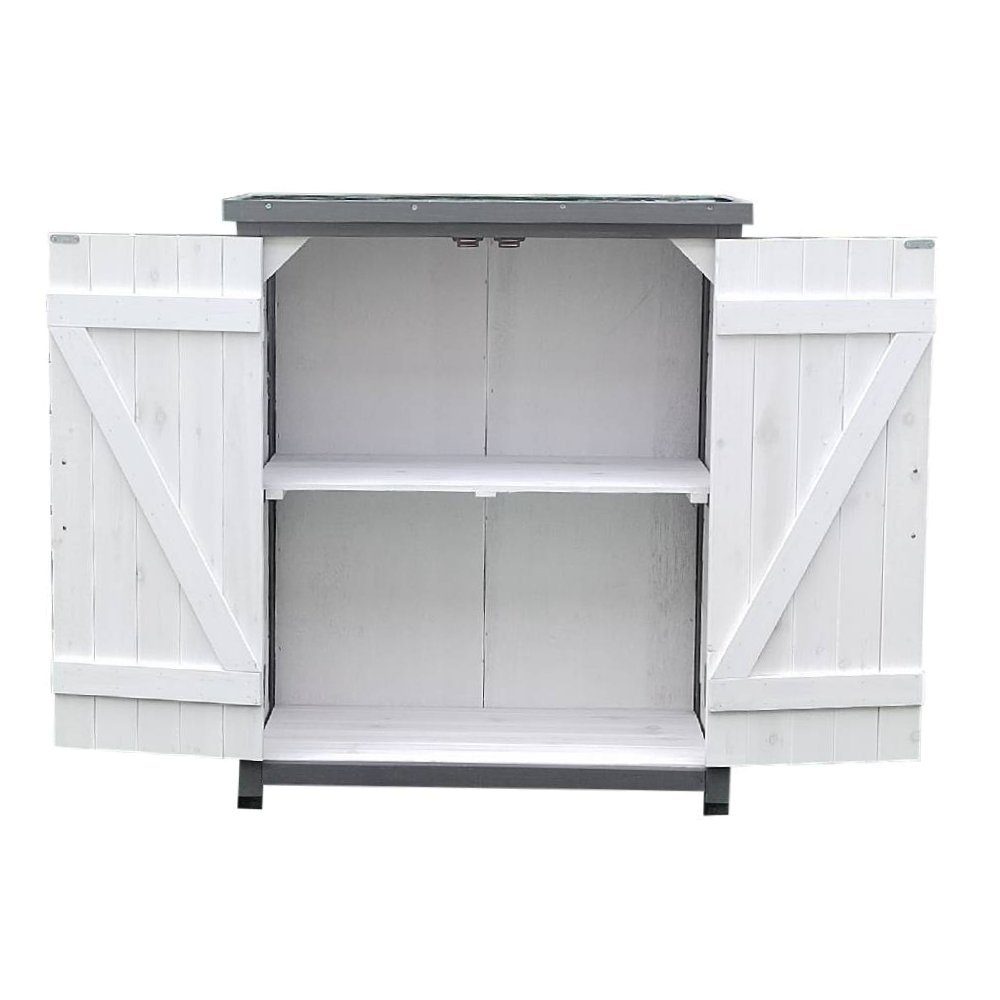 Melko Garten-Geräteschrank Geräteschrank Gartenschuppen Gartenschrank Aufbe günstig online kaufen