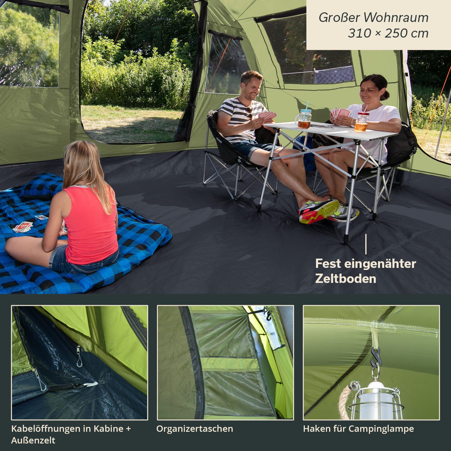 Skandika Tunnelzelt Gotland 4 Campingzelt mit günstig online kaufen