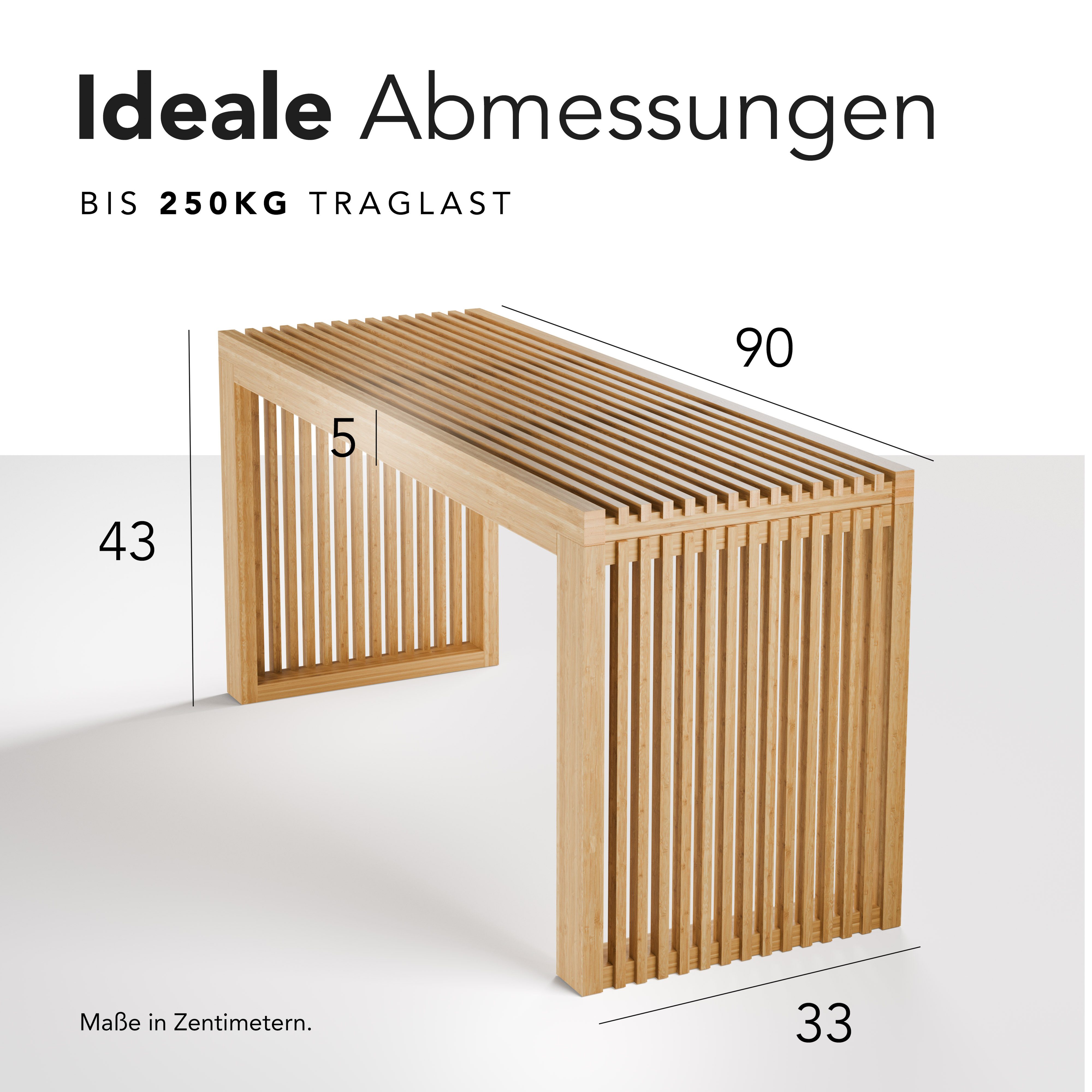 NewHabitat Sitzbank Garderobenbank aus Bambus, Design günstig online kaufen