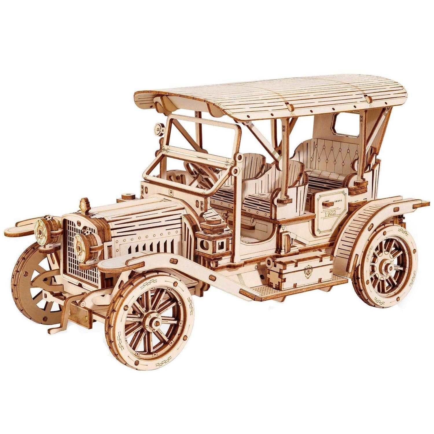 LuxusKollektion 3D-Puzzle 3D Holzpuzzle Oldtimer Modellbau Bausatz, Puzzleteile
