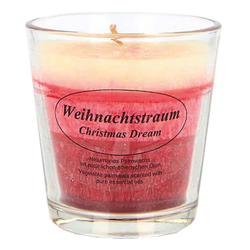 Kerzenfarm Hahn Formkerze Stearin Duftkerze - Weihnachtstraum im Glas günstig online kaufen