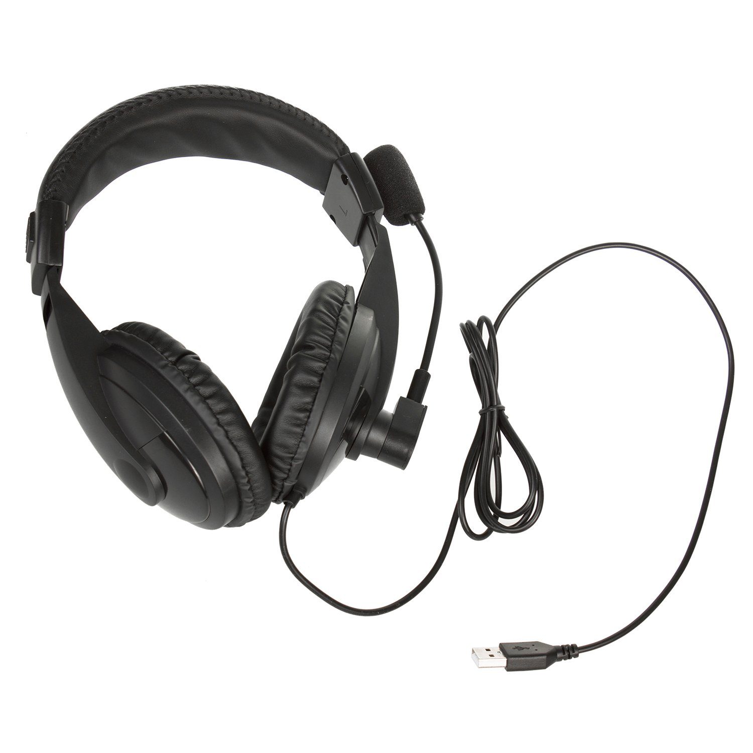 40mm) [Plug&Play], Ø USB-Anschluß Audiocore AC862 Membran: (mit On-Ear-Kopfhörer Mikrofon,