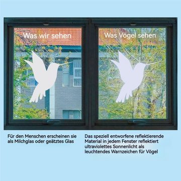 Lubgitsr Aufkleber 25Stück Groß Größe Anti-Kollision Fenster Aufkleber Vogel Form Fenster, (1tlg)
