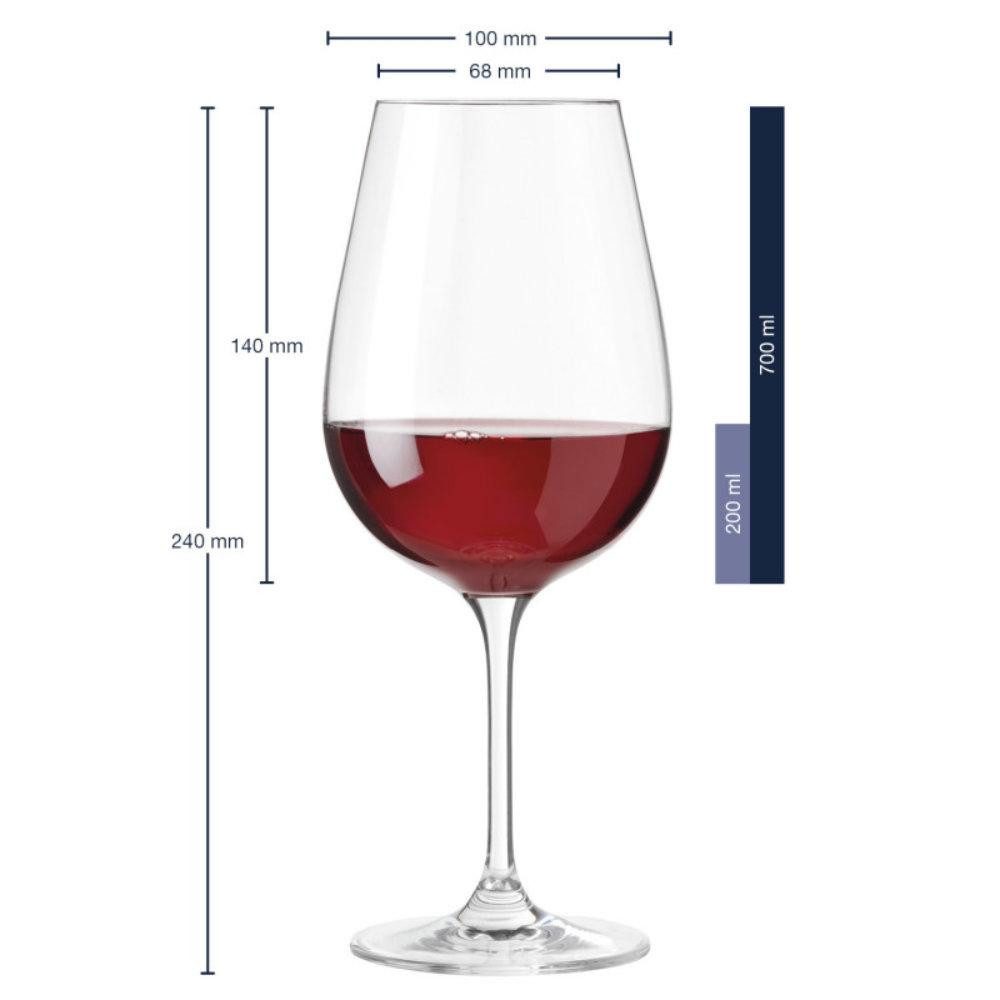 LEONARDO Rotweinglas Leonardo Rotweinglas Tivoli (700ml)