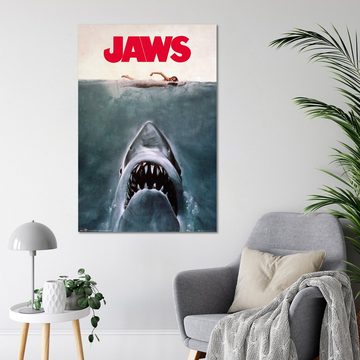 GB eye Poster Der Weiße Hai Poster Jaws Key Art 61 x 91,5 cm