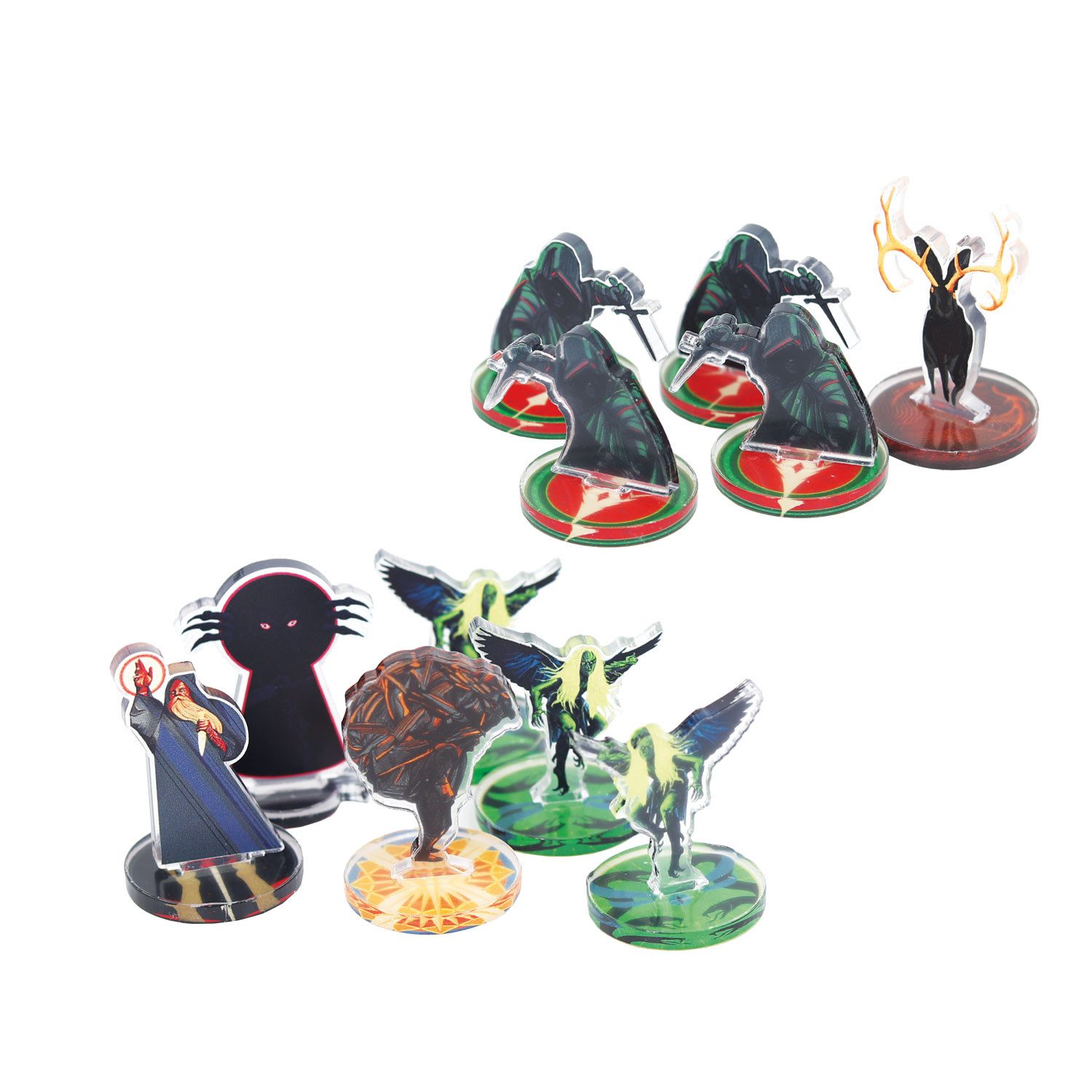 iello Spiel Unmatched - Acrylic Sidekicks Pack #1, Unmatched - Acrylic Sidekicks Pack #1
