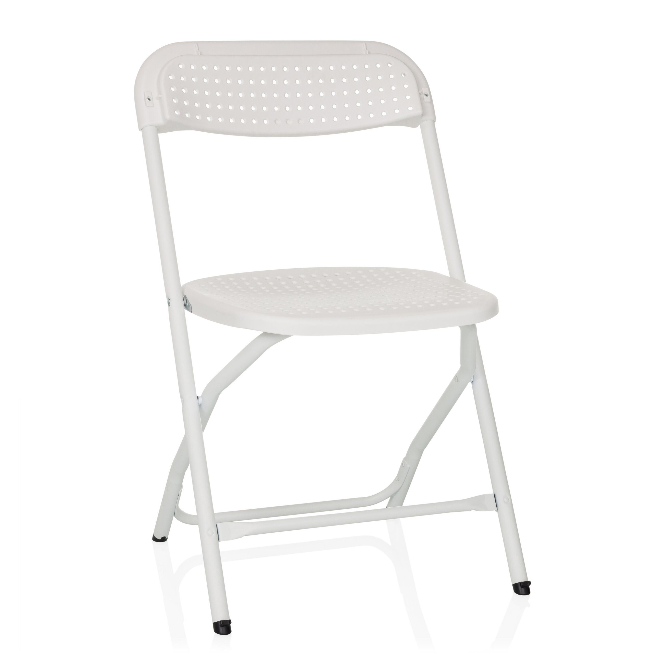 hjh OFFICE Gartenstuhl Outdoor Stuhl Tudela Xxl Pro W Kunststoff, Klappstuhl für Balkon Esszimmer Terrasse, Campingstuhl klappbar