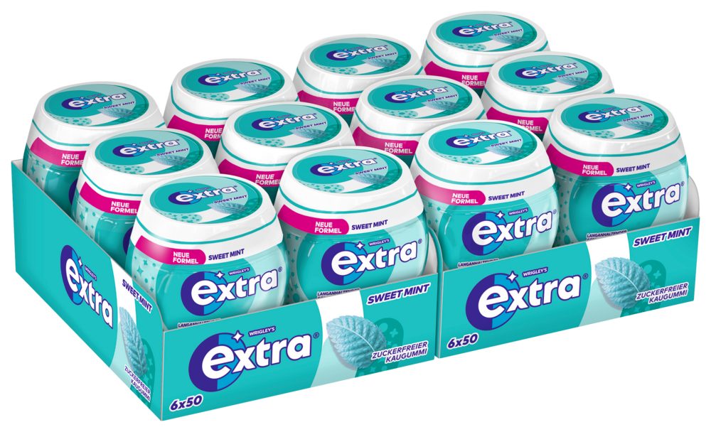 EXTRA Süßigkeit EXTRA Kaugummi Sweet Mint 12 Dosen