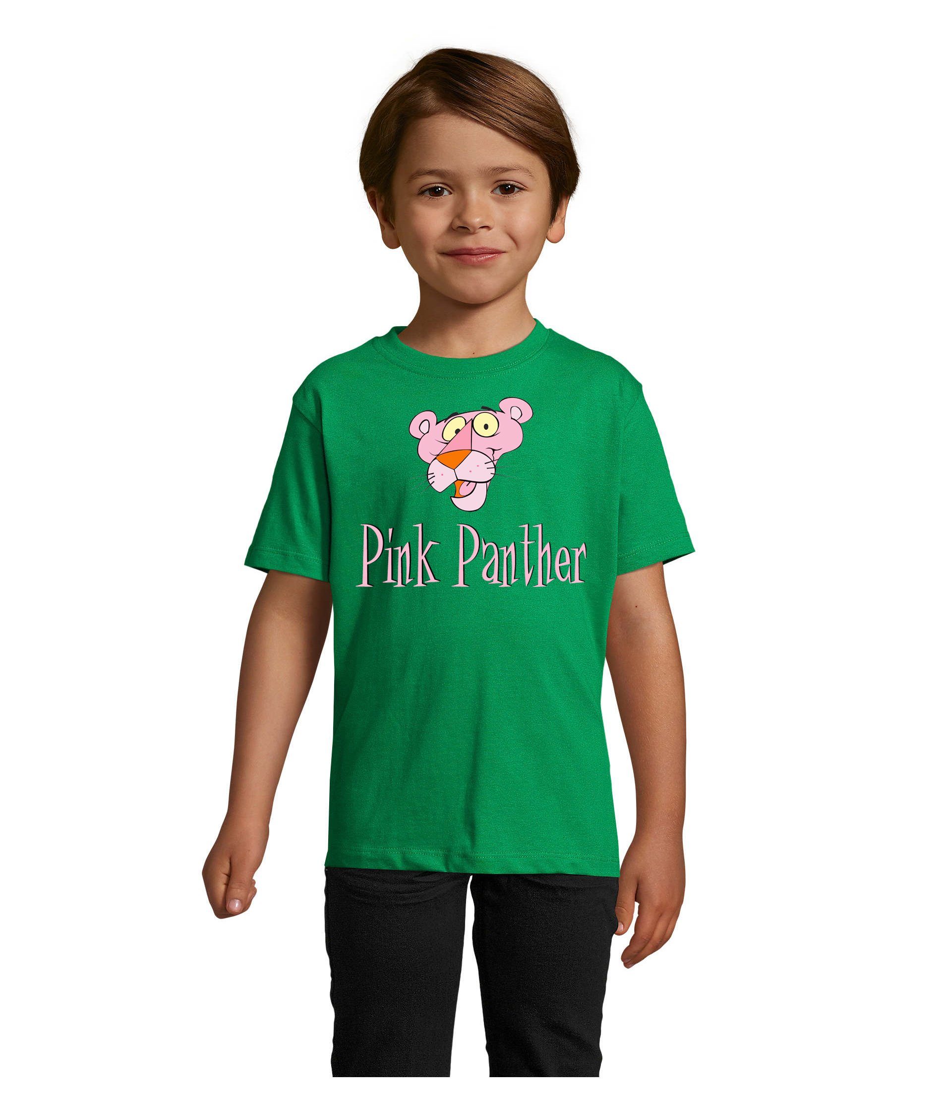 T-Shirt Kinder Pink Panther Rosarote Inspector Comic Cartoon