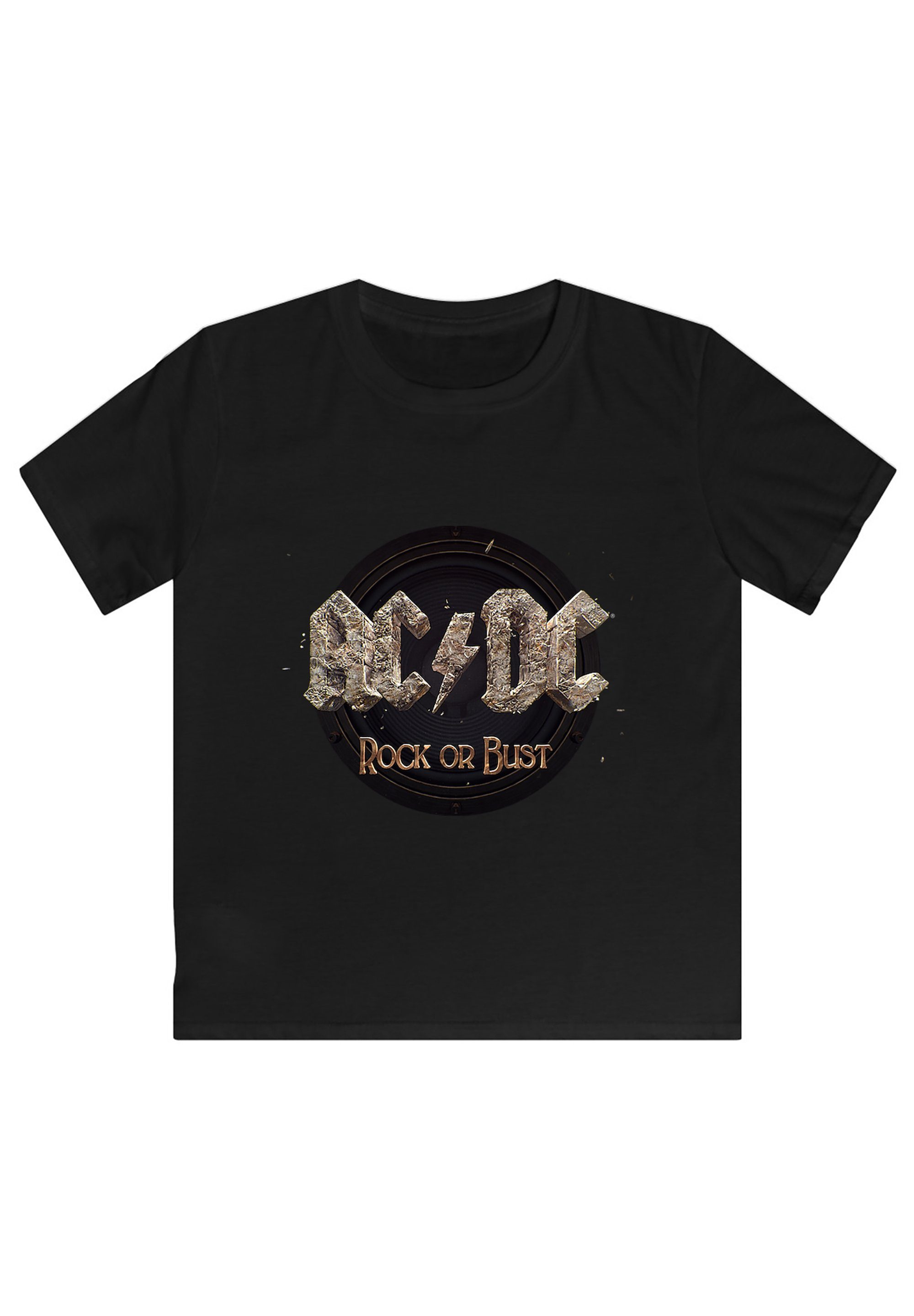 F4NT4STIC T-Shirt ACDC Rock or & Print Herren Bust für Kinder