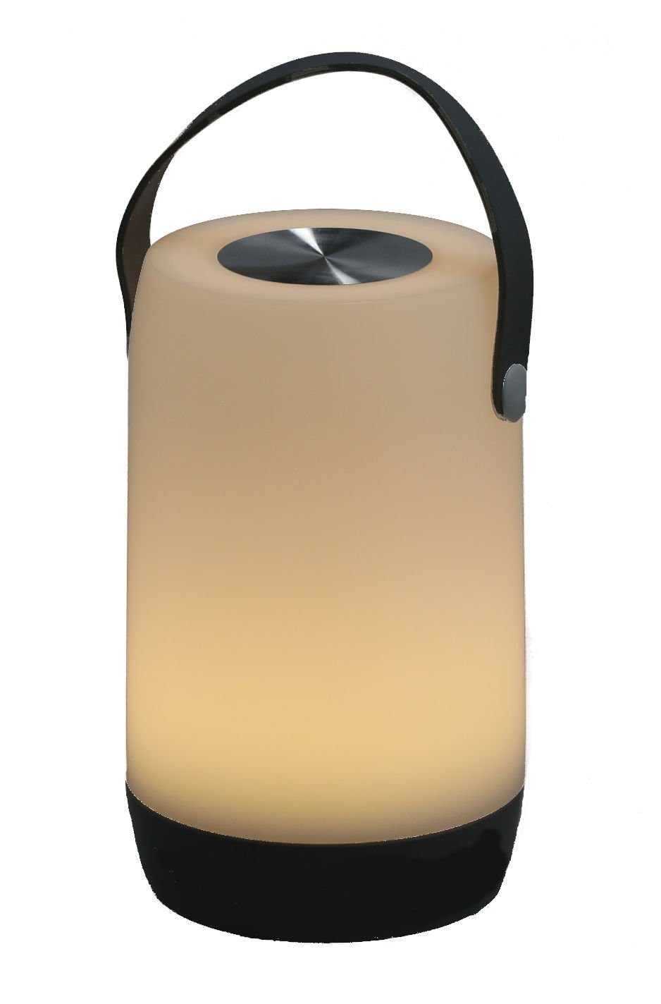 Spetebo LED Tischleuchte LED Touch - LED, Funktion warm warm Tischlampe cm, Touch 19 weiß weiß