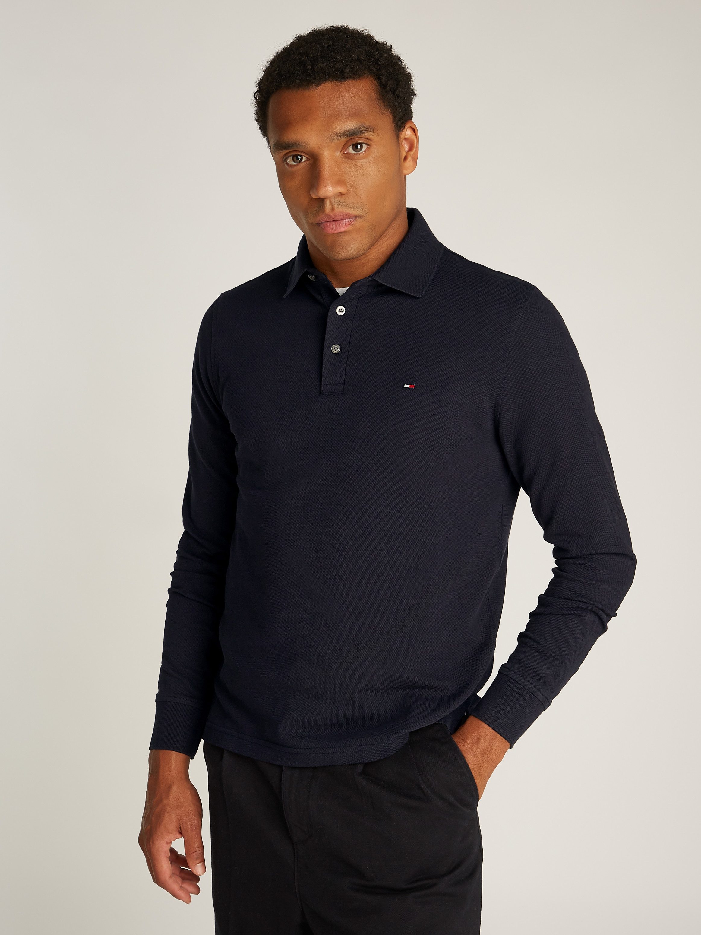 Tommy Hilfiger Langarm-Poloshirt 1985 SLIM LS günstig online kaufen