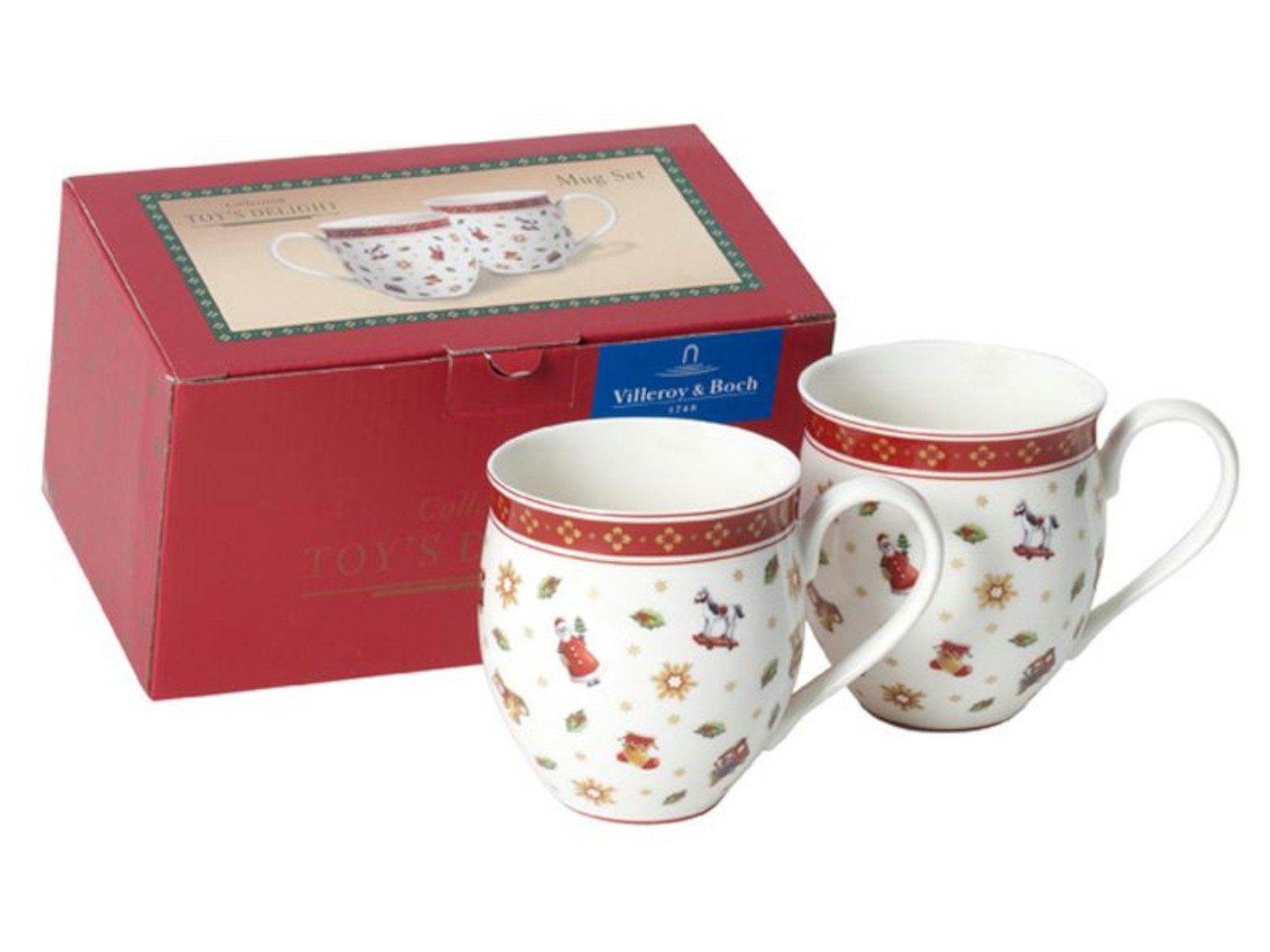 Villeroy & Boch Becher Toy's Delight Becher mit Henkel Set 2tlg. Toys, Premium Porcelain