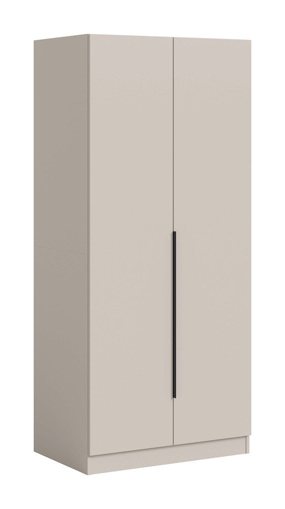 xonox.home Kleiderschrank Garderobenschrank Kleiderschrank Kopenhagen, 2-türig, Kaschmir 80 cm