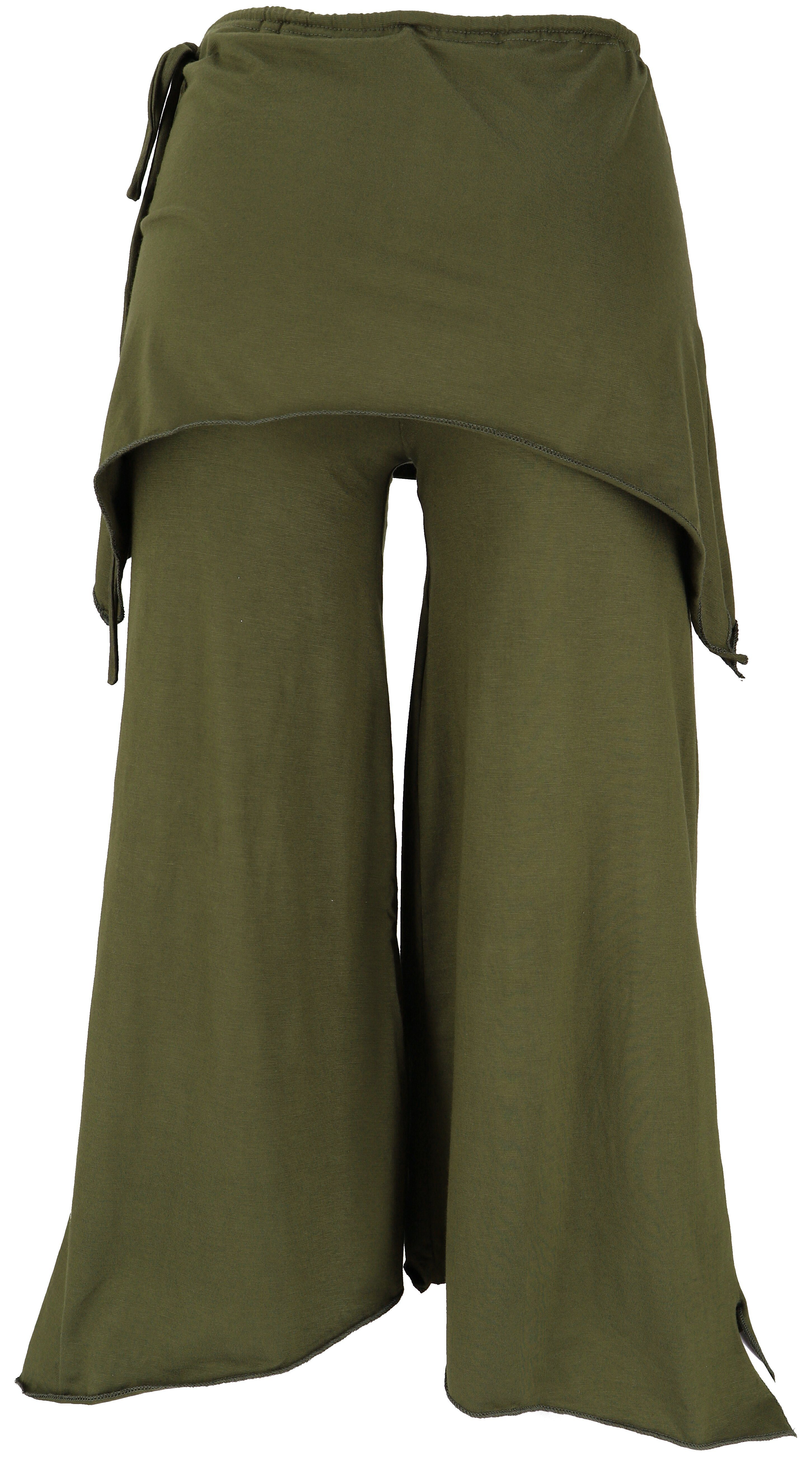 Guru-Shop Relaxhose Goa Psytrance Hose, 3/4 Sommerhose, Yogahose,.. alternative Bekleidung