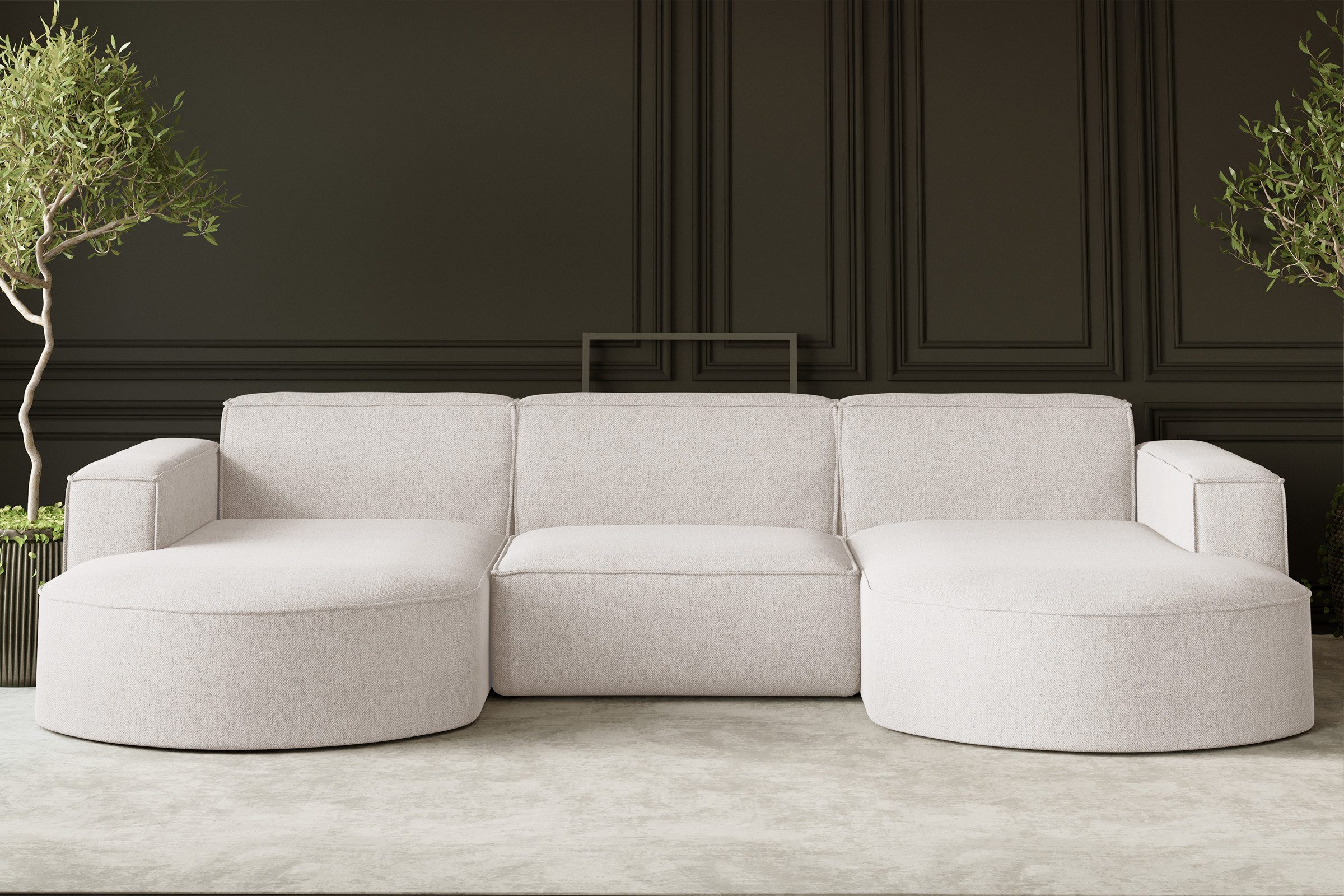 Kaiser Möbel Ecksofa Sofa U form, günstig online kaufen