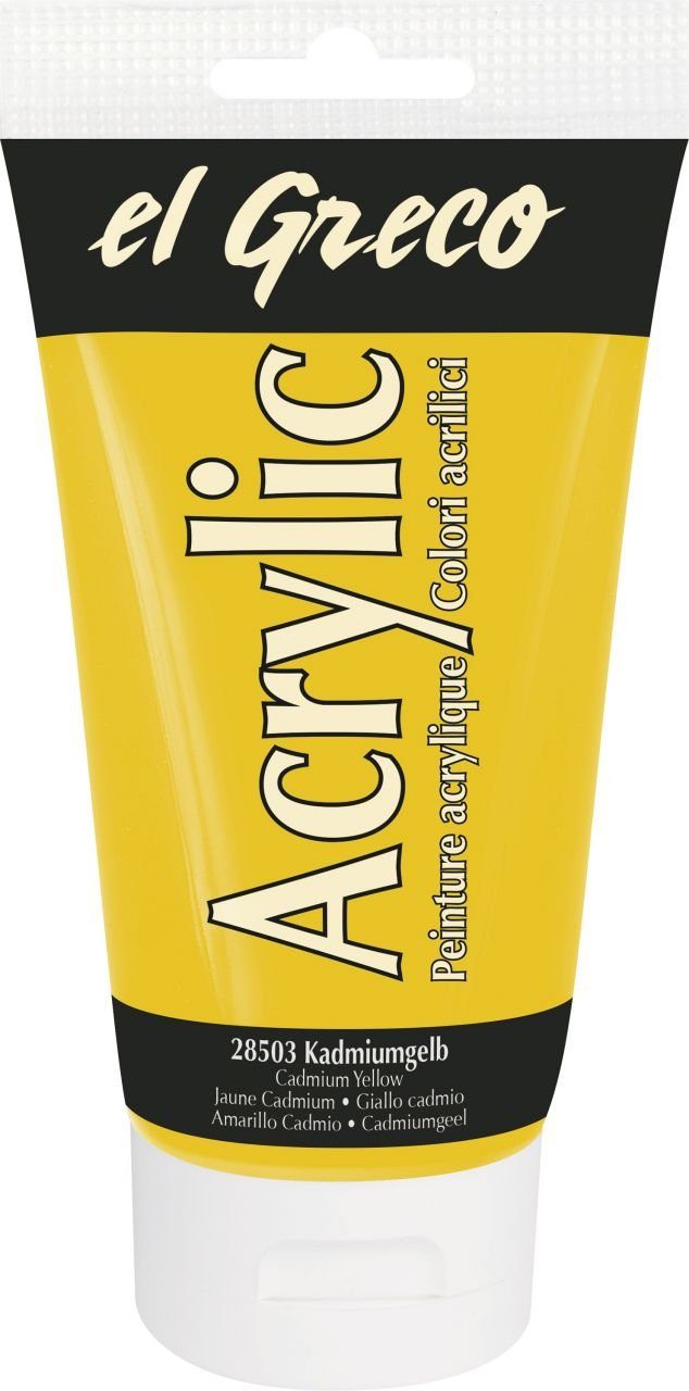 Kreul Acrylfarbe Kreul el Greco Acrylic Tube kadmiumgelb 150 ml